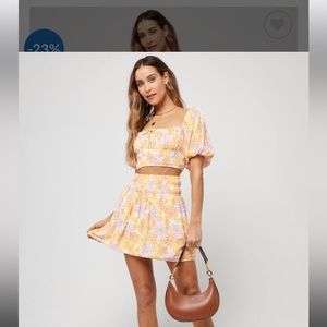 l*space josie top and jax skirt! cute set